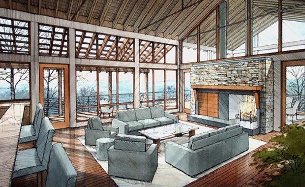 Architectural Renderings by Cliff Minor | Perspective Dimensions Inc.